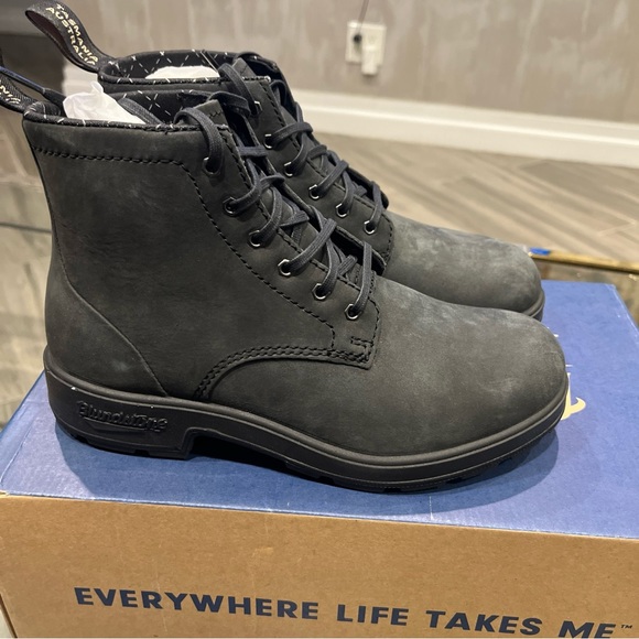 Blundstone Lace Up Boots Rustic Black 1931 men's USM 4/ USW 6 / AU 3 - Picture 5 of 7